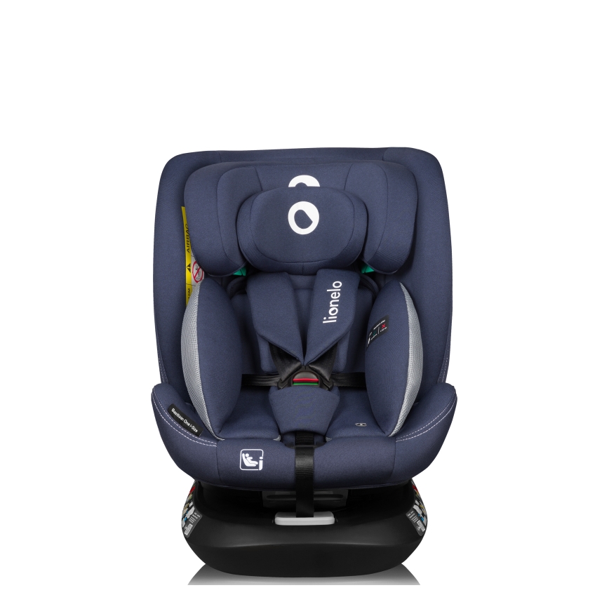 Lionelo - Siège auto pivotant sur base BASTIAAN ONE i-Size 40-150 cm Bleu marine