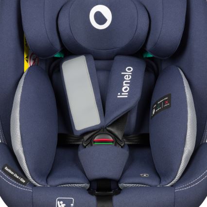 Lionelo - Siège auto pivotant sur base BASTIAAN ONE i-Size 40-150 cm Bleu marine