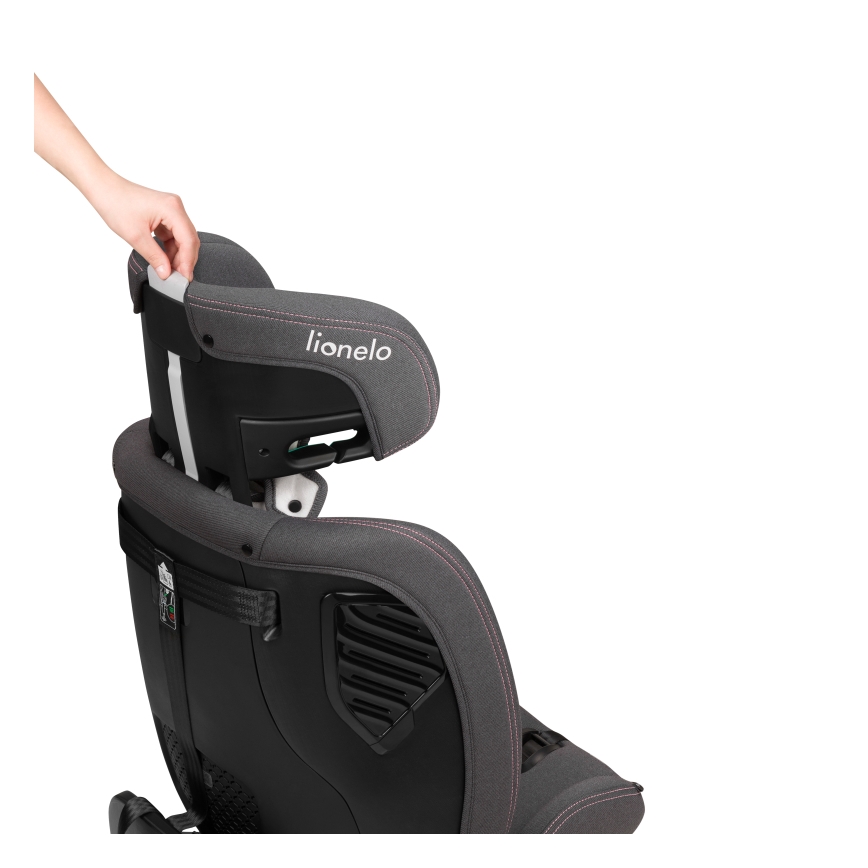 Lionelo - Siège auto pivotant avec base BASTIAAN ONE i-Size 40-150 cm Rose