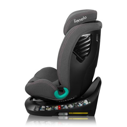 Lionelo - Siège-auto pivotant avec base BASTIAAN ONE i-Size 40–150 cm Rose