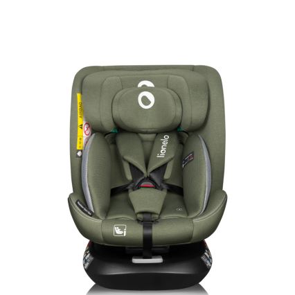 Lionelo - Siège-auto pivotant avec base BASTIAAN ONE i-Size 40-150 cm Vert olive