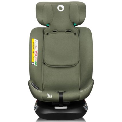 Lionelo - Siège-auto pivotant avec base BASTIAAN ONE i-Size 40-150 cm Vert olive