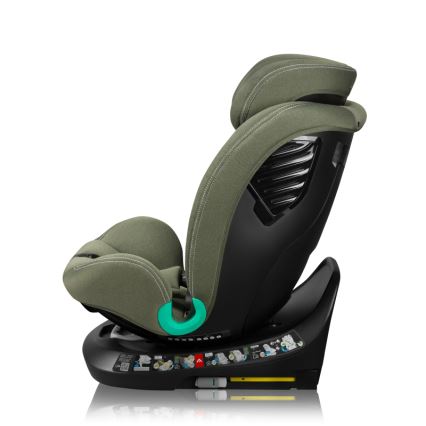 Lionelo - Siège-auto pivotant avec base BASTIAAN ONE i-Size 40-150 cm Vert olive
