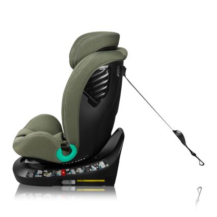 Lionelo - Siège-auto pivotant avec base BASTIAAN ONE i-Size 40-150 cm Vert olive