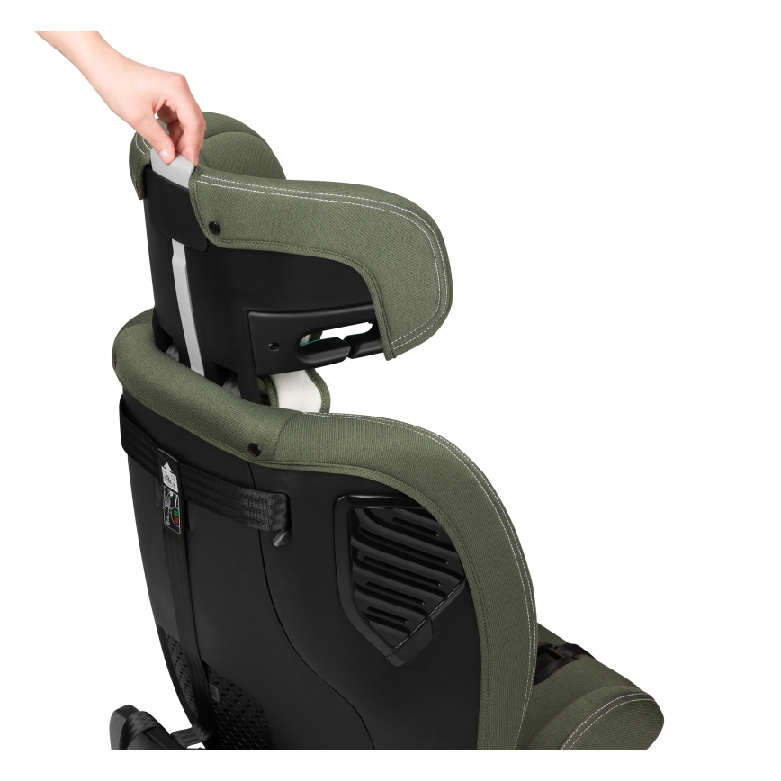 Lionelo - Siège-auto pivotant avec base BASTIAAN ONE i-Size 40-150 cm Vert olive