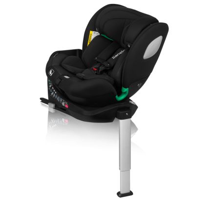 Lionelo - Siège-auto pivotant avec base BRAAM AIR i-Size 40-150 cm Black Carbon