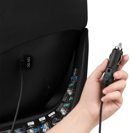 Lionelo - Siège-auto pivotant avec base BRAAM AIR i-Size 40-150 cm Black Carbon