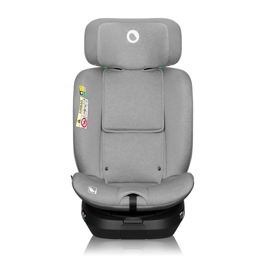 Lionelo - Siège-auto pivotant avec base BRAVE i-Size 40-150 cm Gris pierre