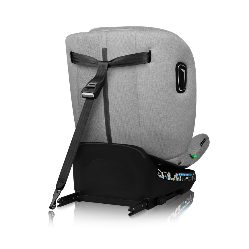 Lionelo - Siège-auto pivotant avec base BRAVE i-Size 40-150 cm Gris pierre