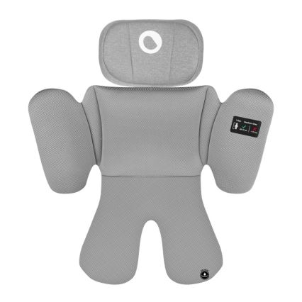 Lionelo - Siège-auto pivotant avec base BRAVE i-Size 40-150 cm Gris pierre