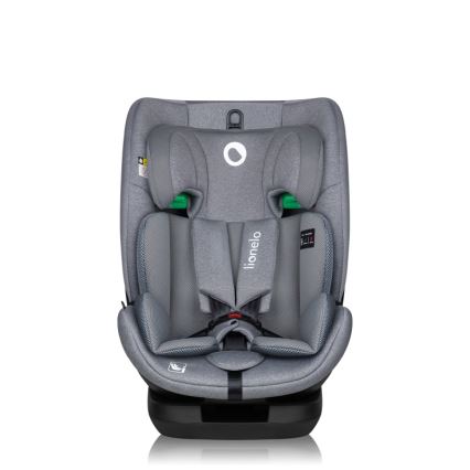 Lionelo - Siège-auto pivotant avec base LAVENDER i-Size 76-150 cm Grey Stone