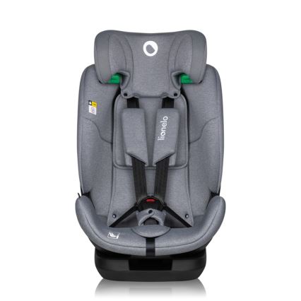 Lionelo - Siège-auto pivotant avec base LAVENDER i-Size 76-150 cm Grey Stone
