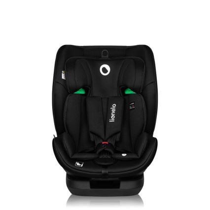 Lionelo - Siège-auto pivotant avec base LAVENDER i-Size 76-150 cm Noir Carbone