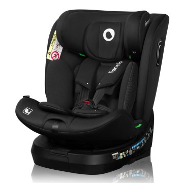 Lionelo - Siège auto pivotant BRAVE i-Size 40-150 cm Noir Carbone