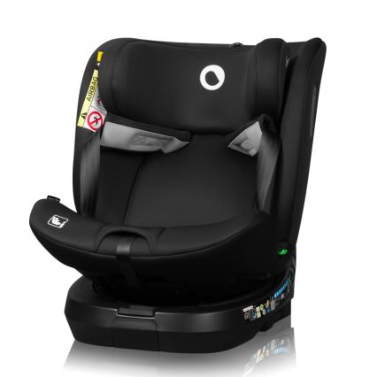 Lionelo - Siège auto pivotant BRAVE i-Size 40-150 cm Noir Carbone