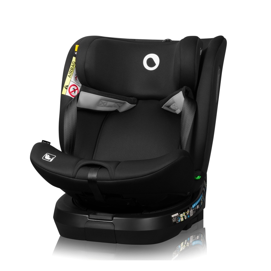 Lionelo - Siège auto pivotant BRAVE i-Size 40-150 cm Noir Carbone