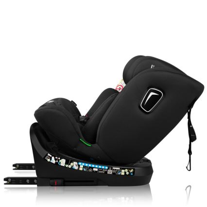 Lionelo - Siège auto pivotant BRAVE i-Size 40-150 cm Noir Carbone