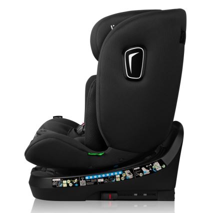 Lionelo - Siège auto pivotant BRAVE i-Size 40-150 cm Noir Carbone