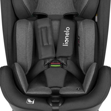 Lionelo - Siège-auto pivotant HARPER i-Size avec base 76-150 cm Noir carbone