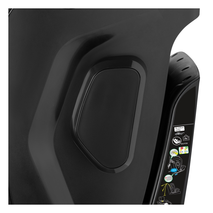 Lionelo - Siège-auto pivotant HARPER i-Size avec base 76-150 cm Noir carbone