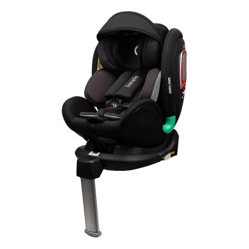 Lionelo - Siège auto pivotant sur base ANTOON PLUS i-Size 40-105 cm Noir Onyx