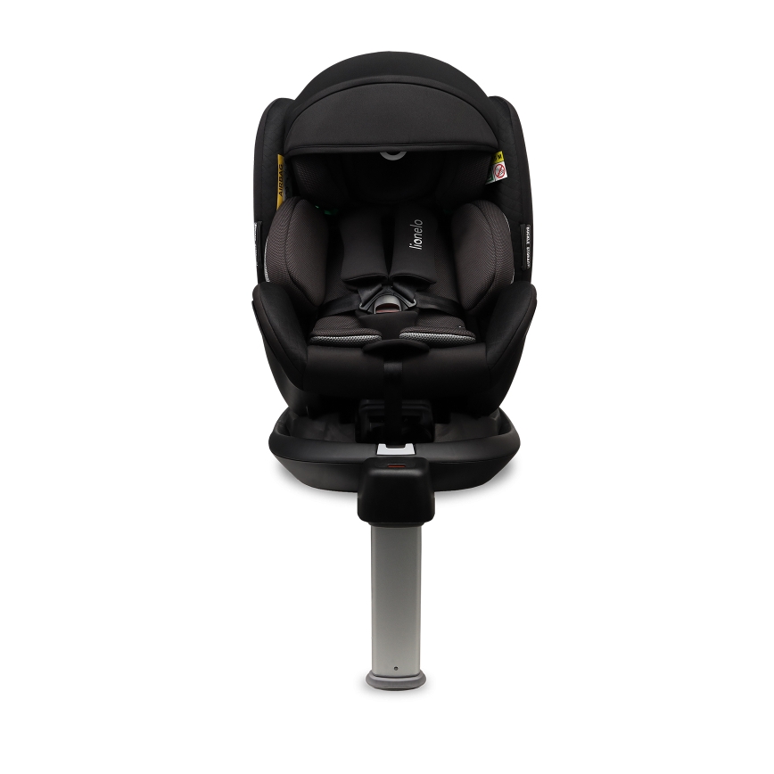 Lionelo - Siège auto pivotant sur base ANTOON PLUS i-Size 40-105 cm Noir Onyx