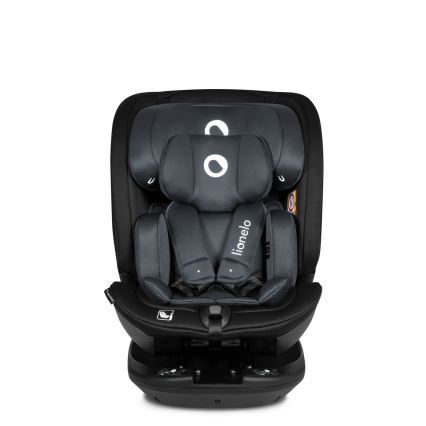 Lionelo - Siège auto pivotant sur base BASTIAAN i-Size 40-150 cm Gris Stone