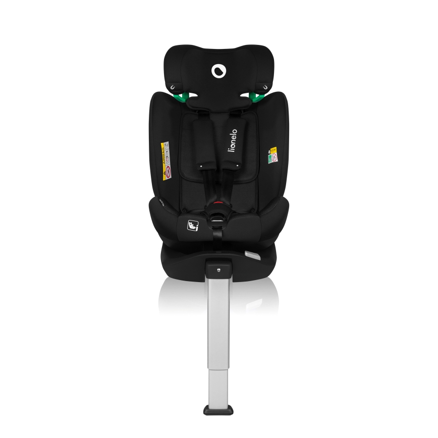 Lionelo - Siège-auto pivotant avec base BRAAM AIR i-Size 40-150 cm Noir Carbone