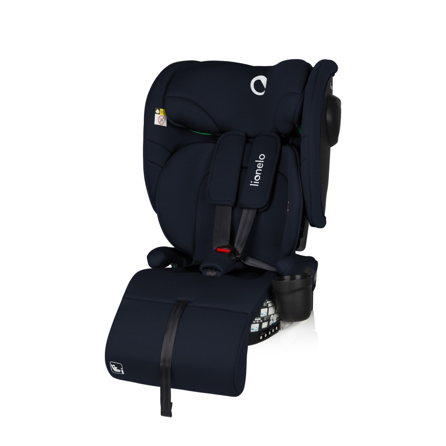 Lionelo - Siège auto pliable NELLY i-Size 76-150 cm Bleu marine