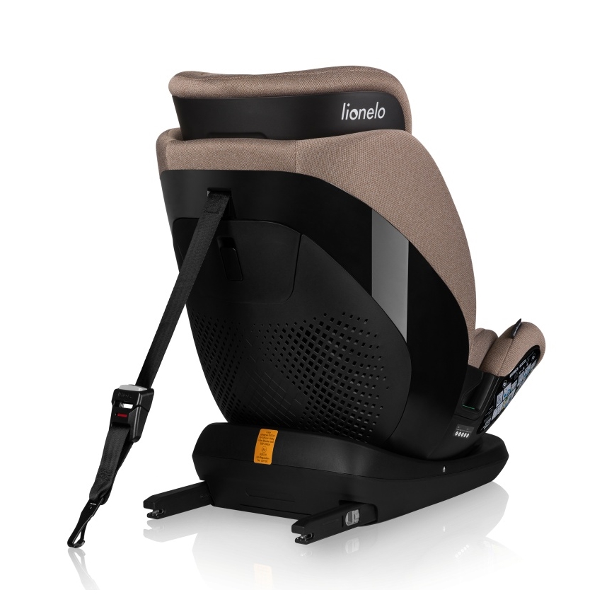 Lionelo - Siège-auto rotatif avec base LAVENDER i-Size 76-150 cm Beige latte