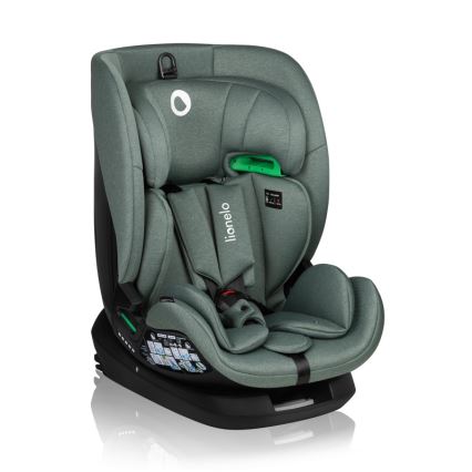Lionelo - Siège auto pivotant avec base LAVENDER i-Size 76-150 cm Vert pistache