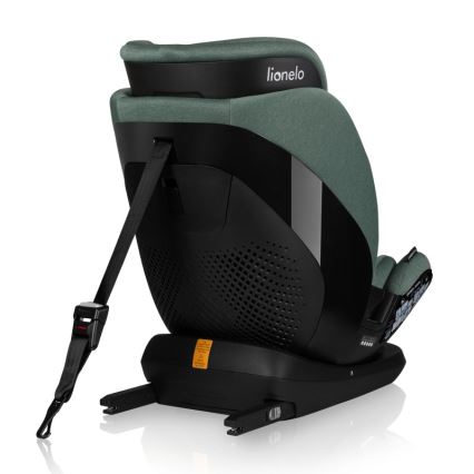 Lionelo - Siège auto pivotant avec base LAVENDER i-Size 76-150 cm Vert pistache