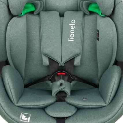 Lionelo - Siège auto pivotant avec base LAVENDER i-Size 76-150 cm Vert pistache
