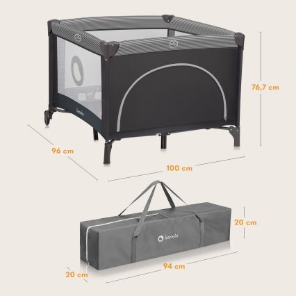 Lionelo - Speelbox BONNIE Grijs Scandi
