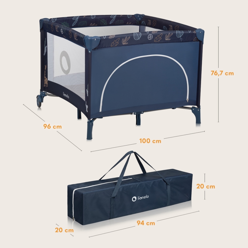 Lionelo - Speelbox BONNIE Navyblauw