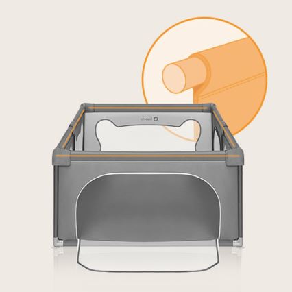 Lionelo - Speelbox WILLOW grijs