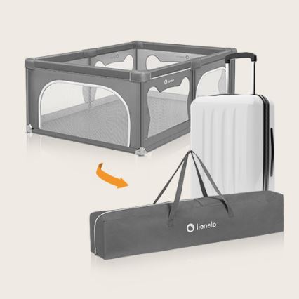 Lionelo - Speelbox WILLOW grijs