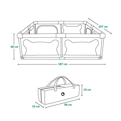 Lionelo - Speelbox WILLOW XL beige