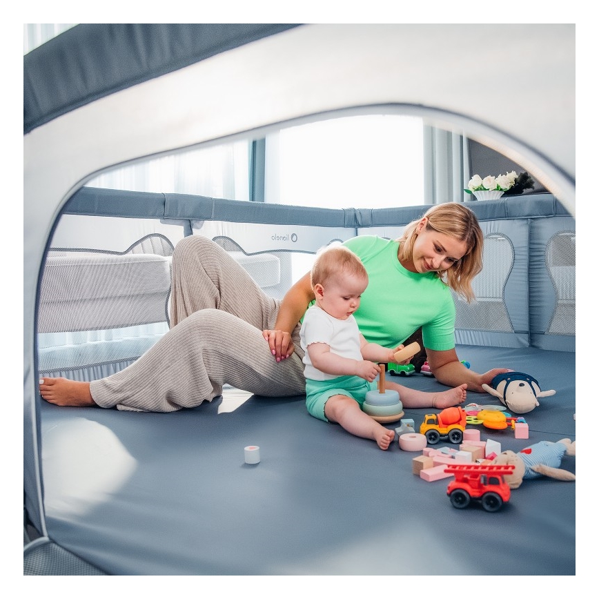 Lionelo - Speelbox WILLOW XL grijs