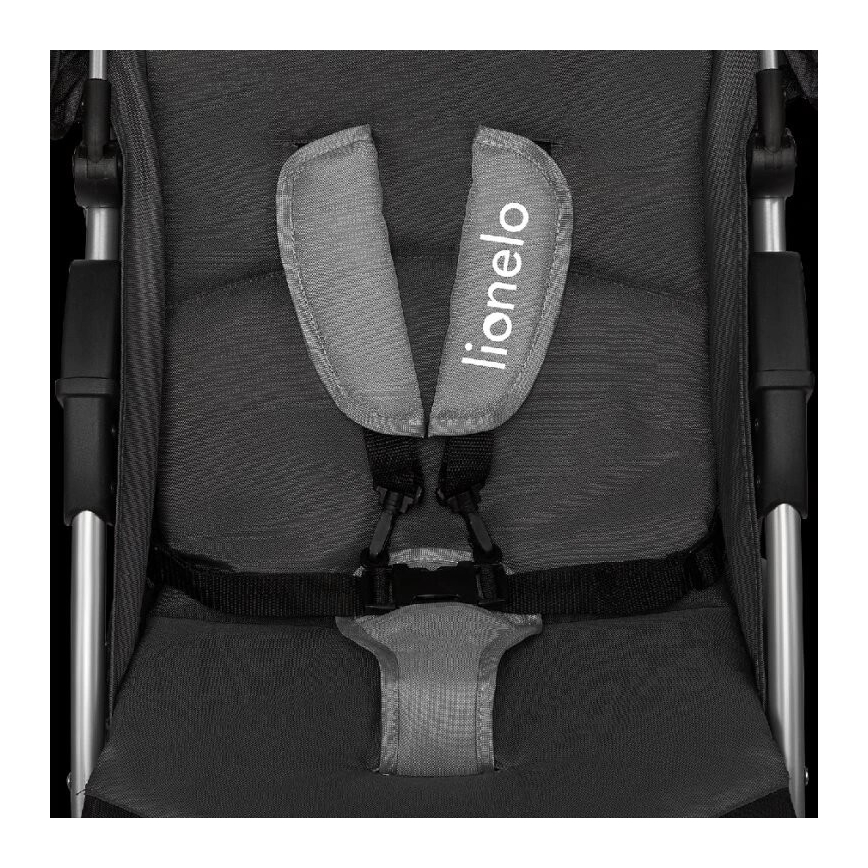 Lionelo - Sportieve buggy EMMA PLUS zwart