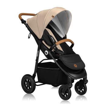 Lionelo - Sportieve buggy NATT Beige Sand