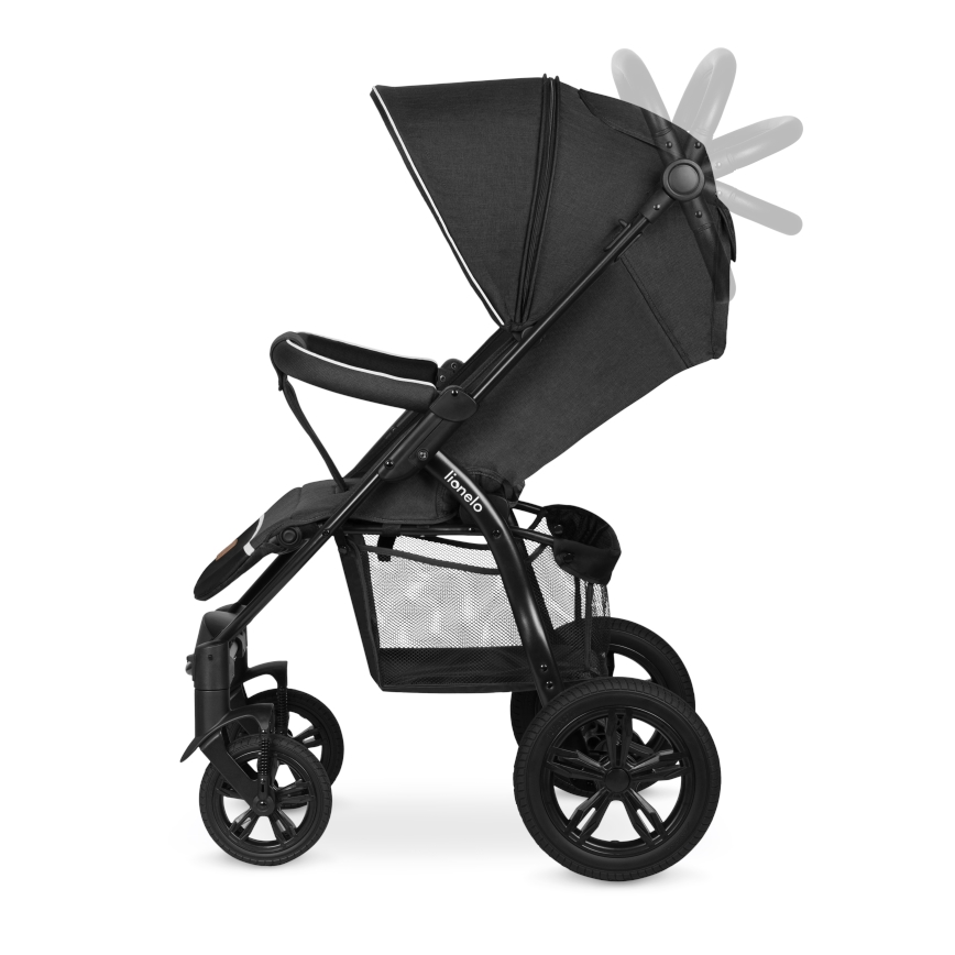 Lionelo - Sportieve kinderwagen ANNET TOUR zwart