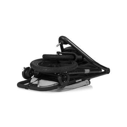 Lionelo - Sportieve kinderwagen AZURA zwart/grijs