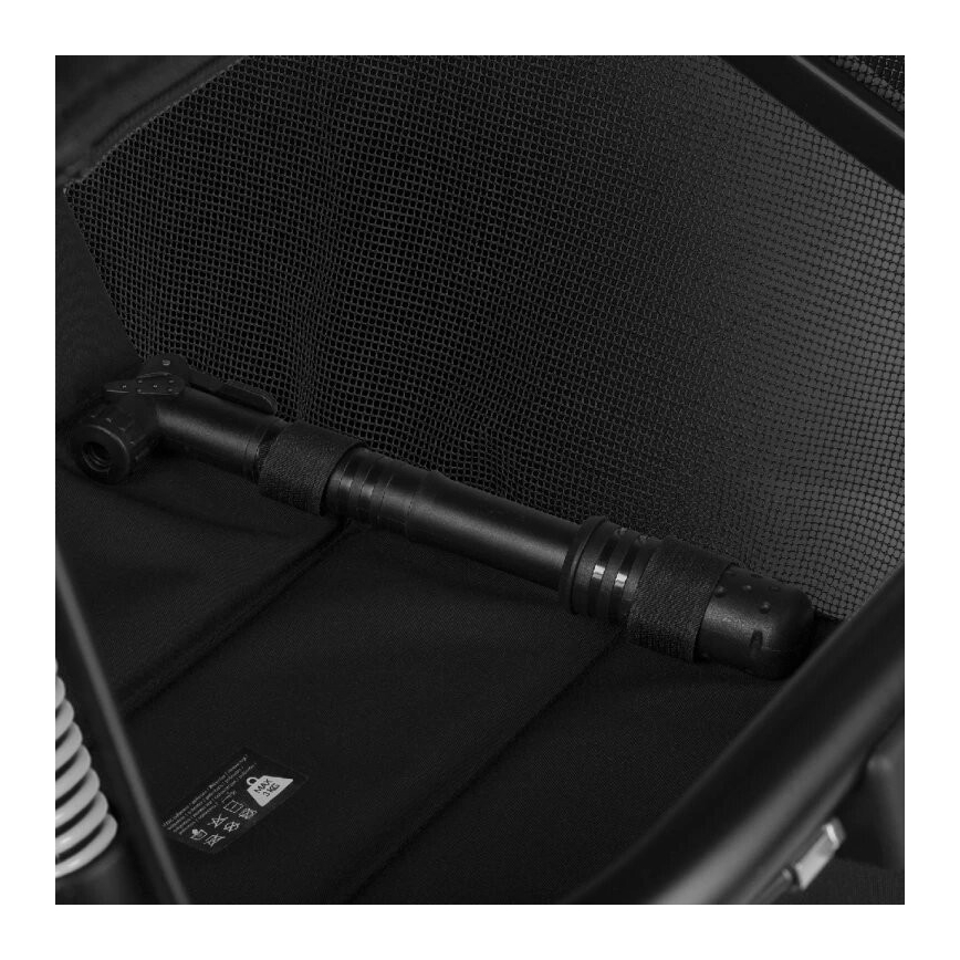 Lionelo - Sportieve kinderwagen AZURA zwart/grijs