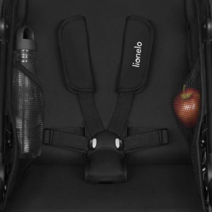 Lionelo - Sportieve kinderwagen AZURA zwart