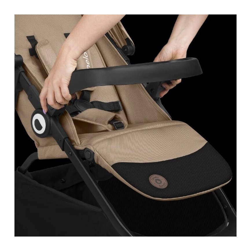Lionelo - Sportieve kinderwagen EMMA ONE, beige