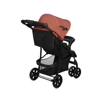Lionelo - Sportieve kinderwagen EMMA PLUS baksteenrood/zwart