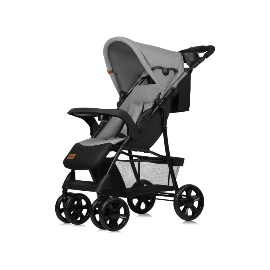 Lionelo - Sportieve kinderwagen EMMA PLUS grijs/zwart