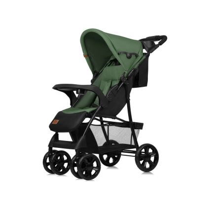 Lionelo - Sportieve kinderwagen EMMA PLUS groen/zwart