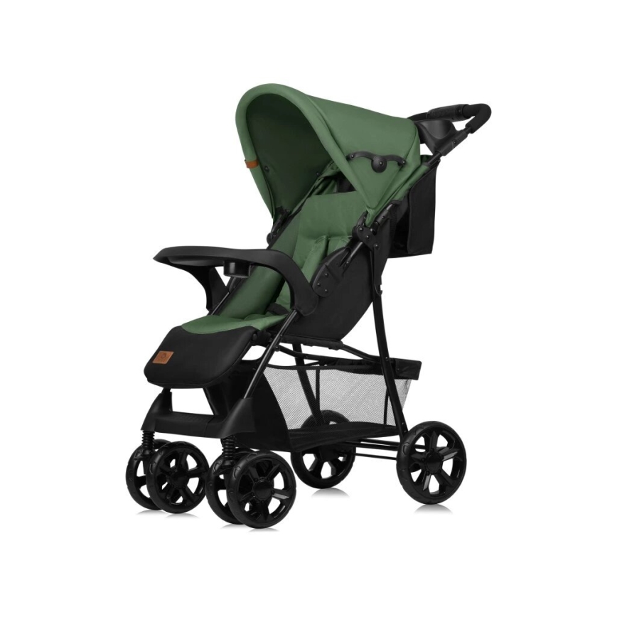 Lionelo - Sportieve kinderwagen EMMA PLUS groen/zwart